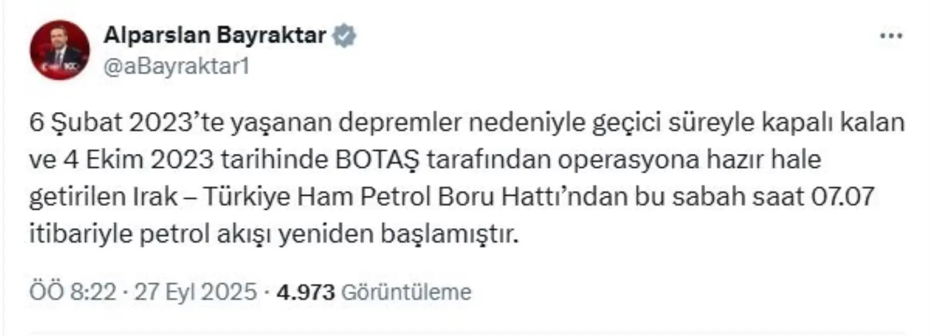 irak turkiye petrol boru hatti yeniden acildi qUR6xzVN