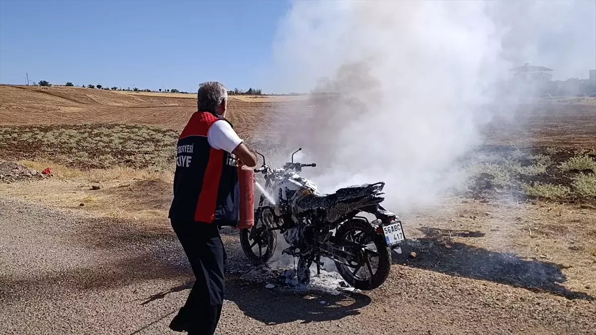 siirtte motosiklet yangini DL4ZVV6U