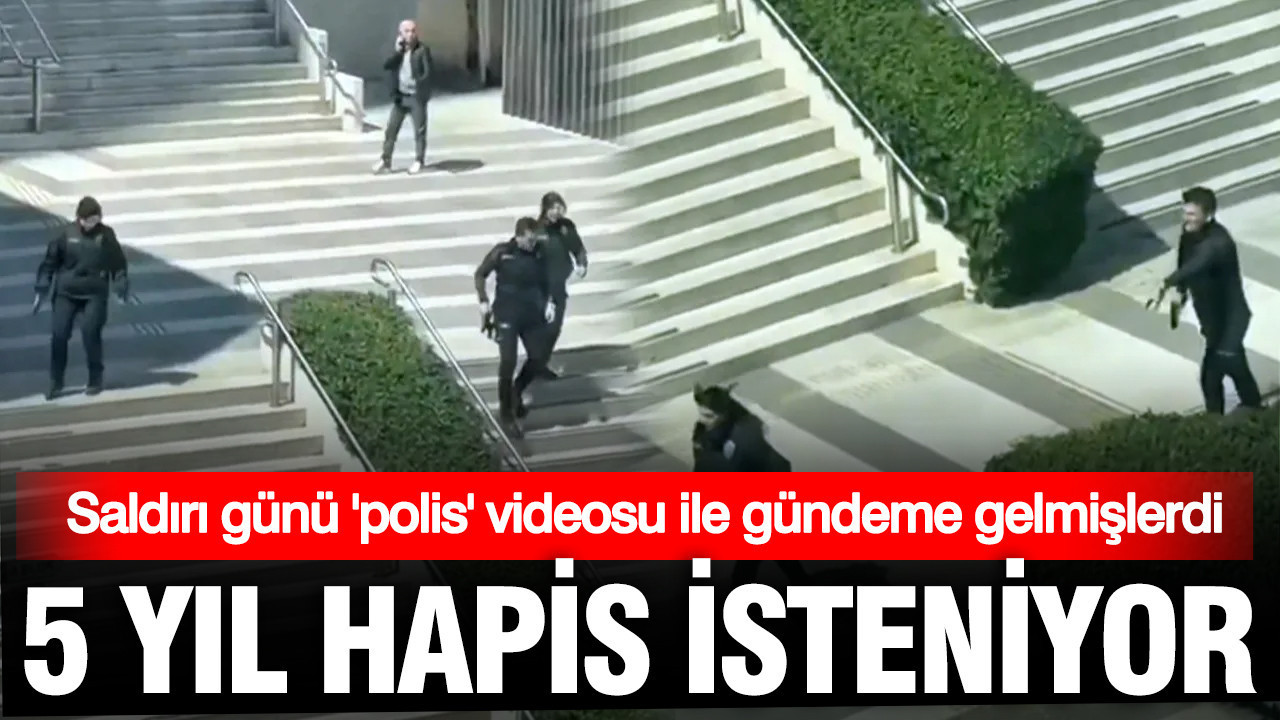 İsrail Konsolosluğu Saldırısında Video Çeken Şahıslara 5 Yıl Hapis Cezası Talebi