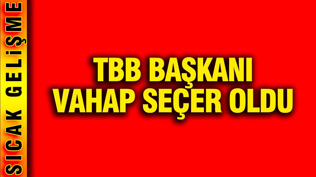 Vahap Seçer, TBB Başkanlığına Seçildi